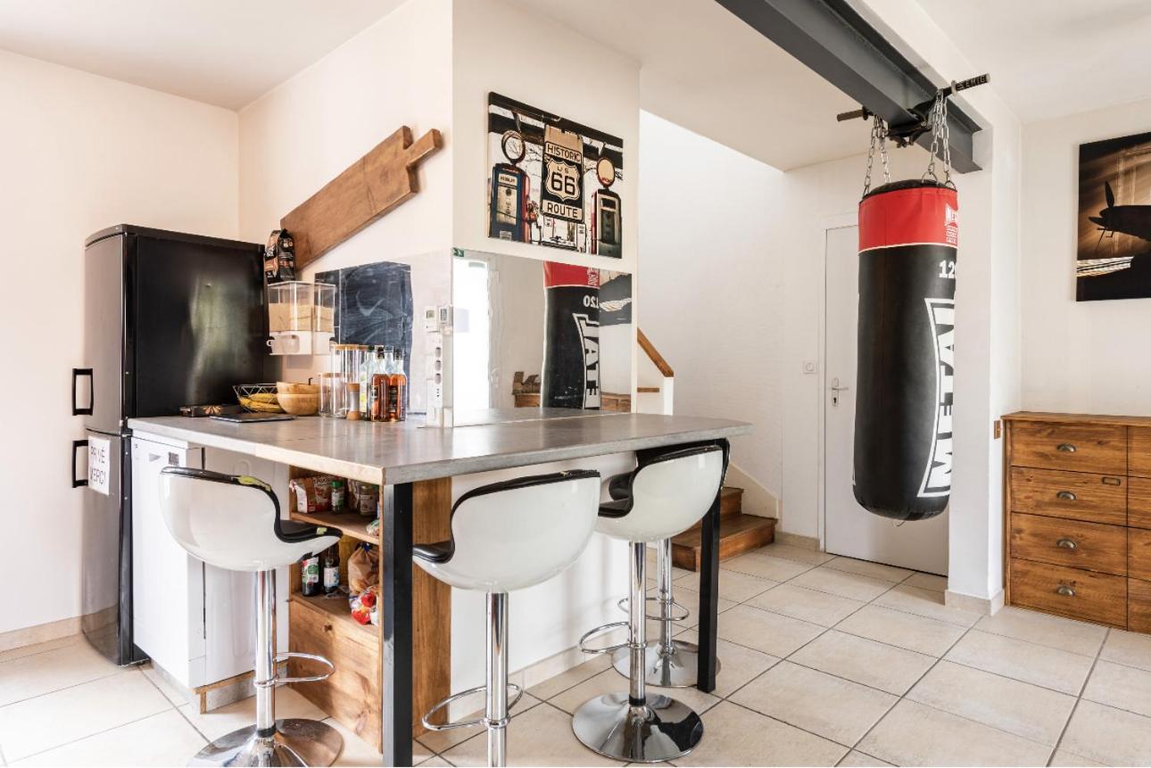 Villa Des Palmiers, Chambre 3, Lit Double Villeneuve-sur-Lot Exteriör bild